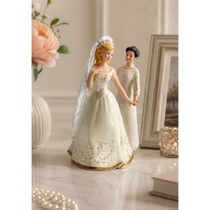 Lenox Classics Sandra Kuck 8” Figurine Blonde Daughter A Mother’s Loving Touch